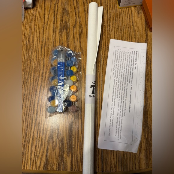 TBC The Best Crafts “Moon” DIY Paint by Number Painting for Adults and Kids - Picture 2 of 10